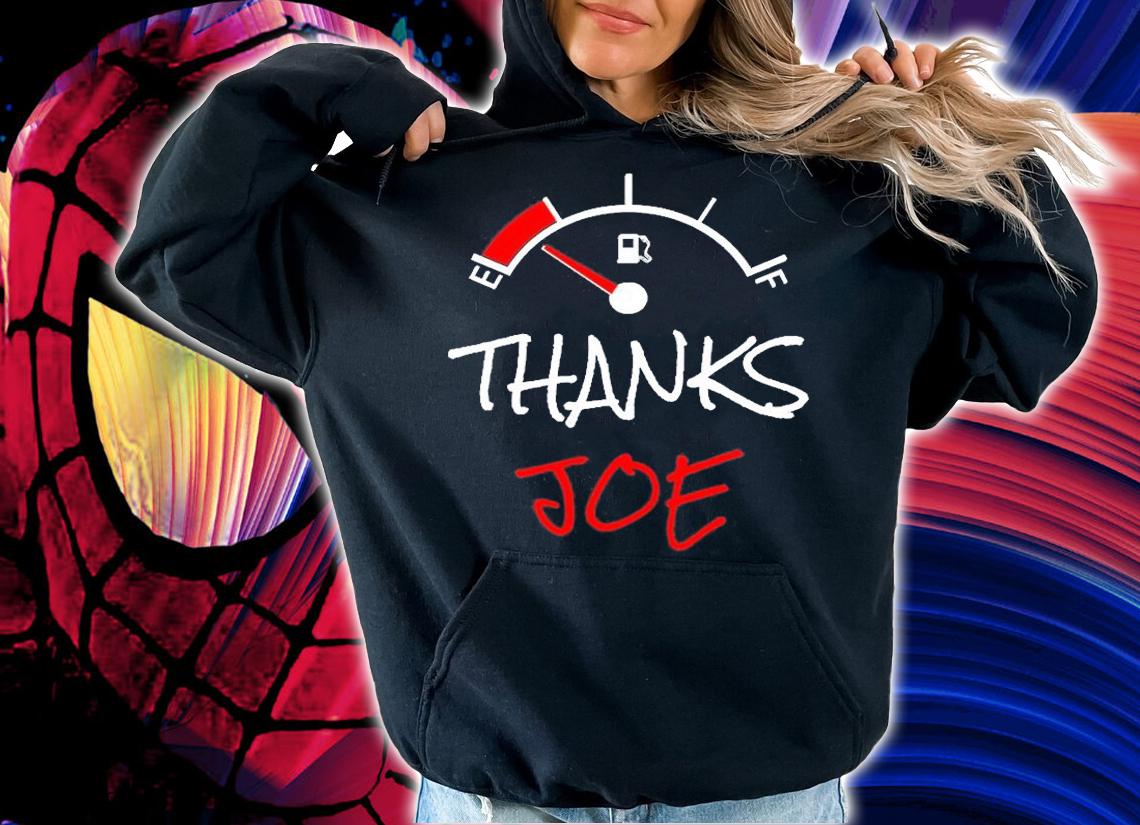 Thanks Joe Gas Tank On E Anti Biden T-Shirt t-shirt
