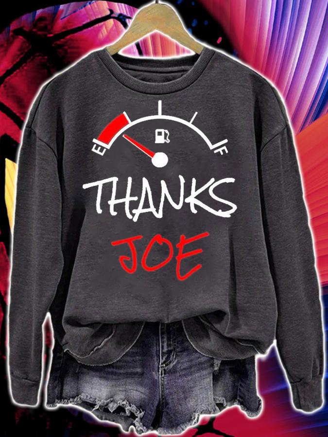 Thanks Joe Gas Tank On E Anti Biden T-Shirt t-shirt