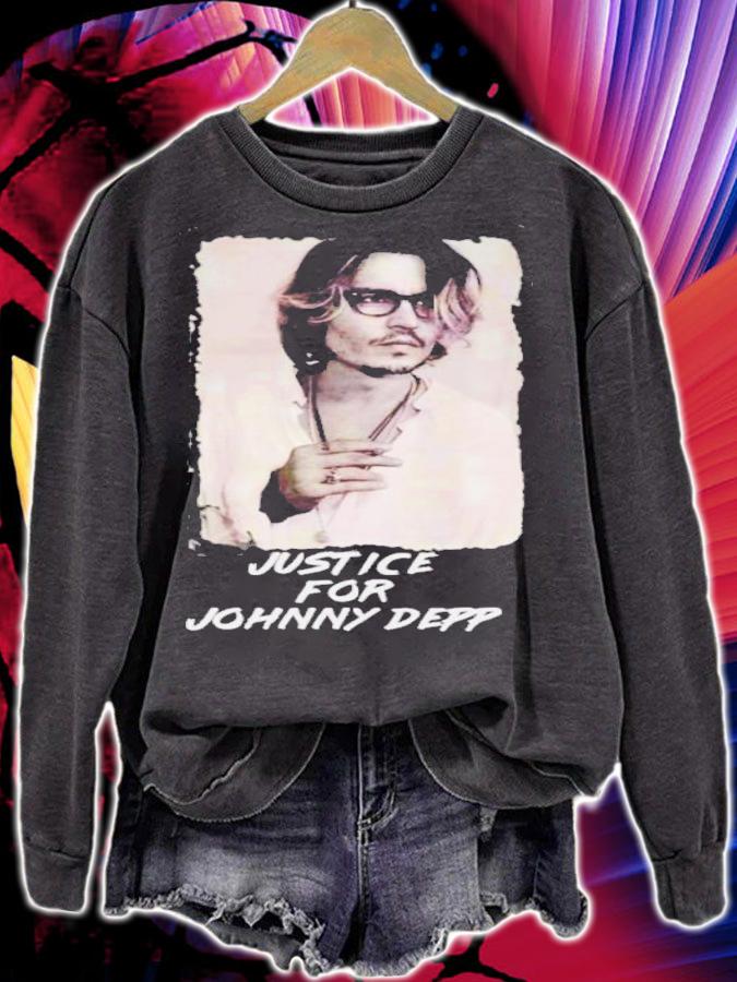 Official Justice For Johnny Depp Smoking Shirt t-shirt sweatshirt