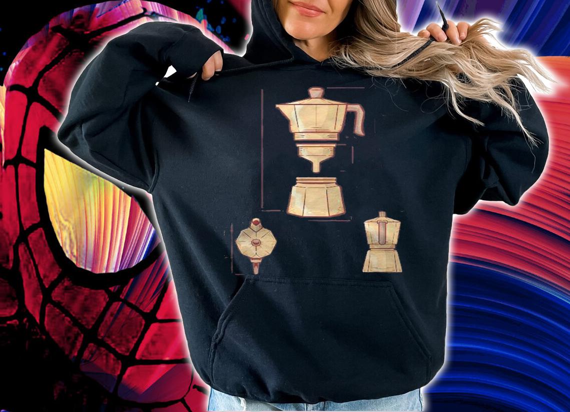 Vintage Coffee Maker Bialetti Barista Gift Coffee Moka Pot Shirt t-shirt