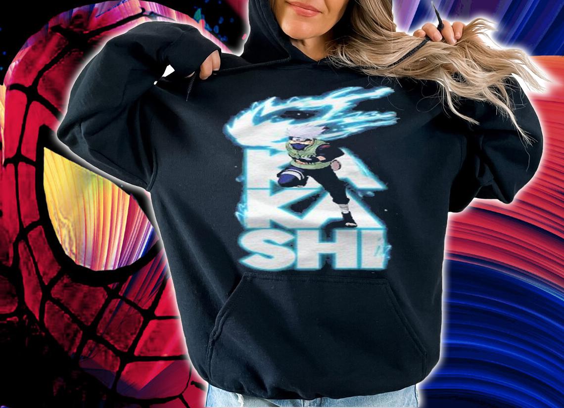 Naruto Shippuden Kakashi Stacked Type Raglan Baseball Shirt hoodie