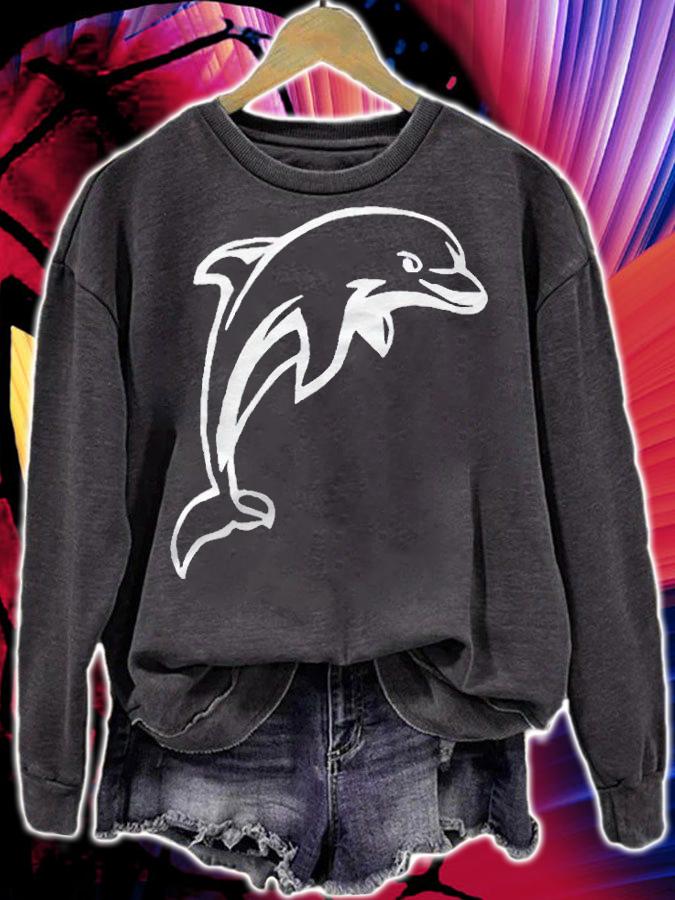 Paper Route Empire Dolphin logo T-shirt sweatshirt