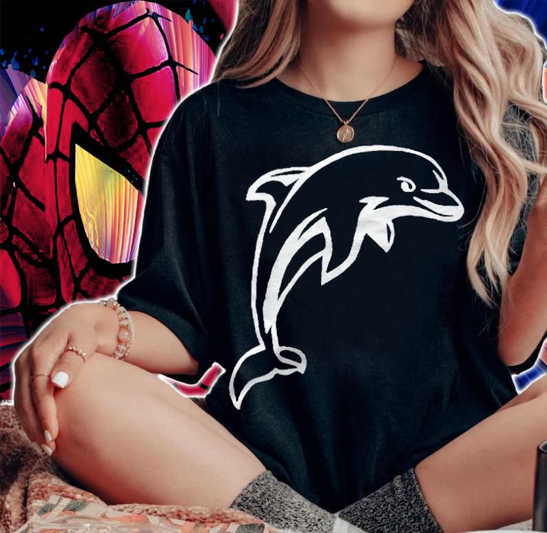 Paper Route Empire Dolphin logo T-shirt woman shirt