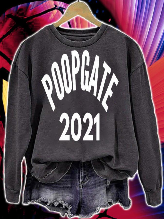 PoopGate 2021 Anti Biden T-Shirt sweatshirt