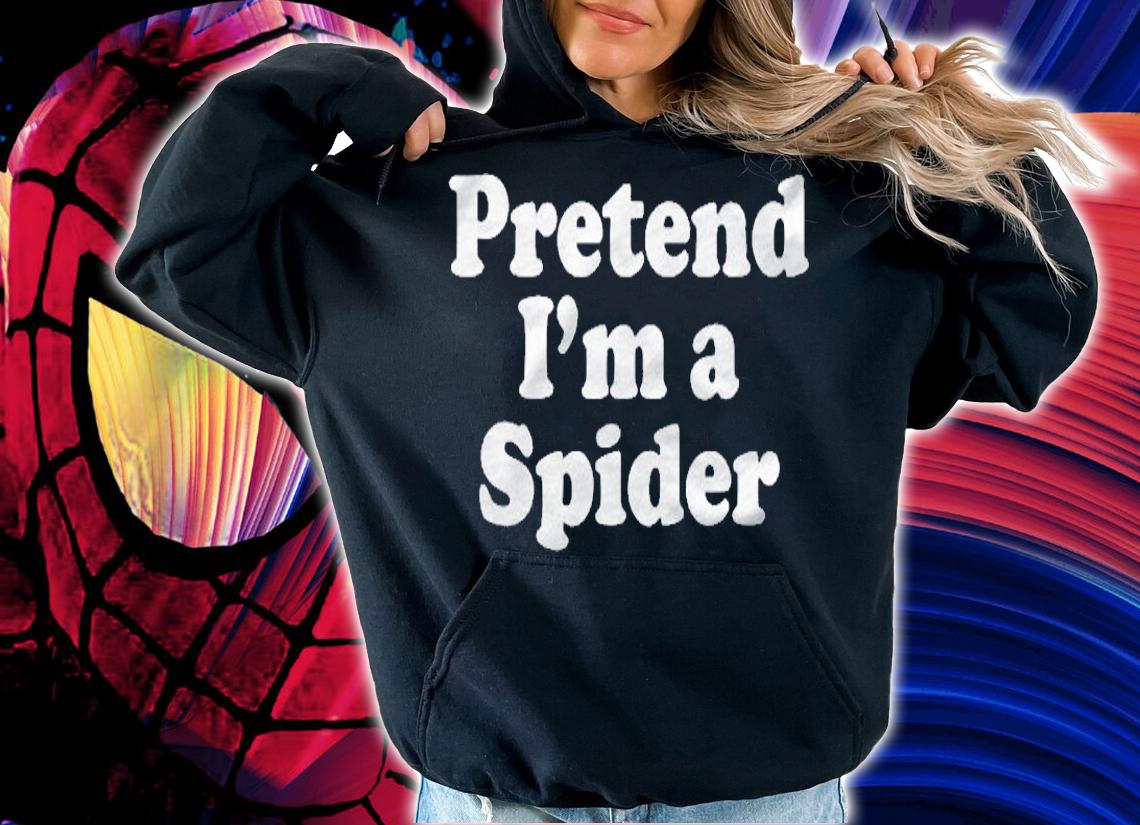Pretend Im A Spider Funny Lazy Easy Halloween Costume Shirt hoodie