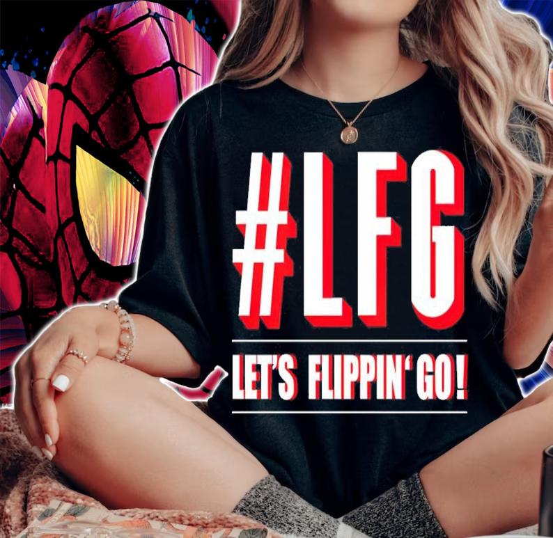 Flip Gordon #LFG Let's Flippin' Go Shirt woman shirt