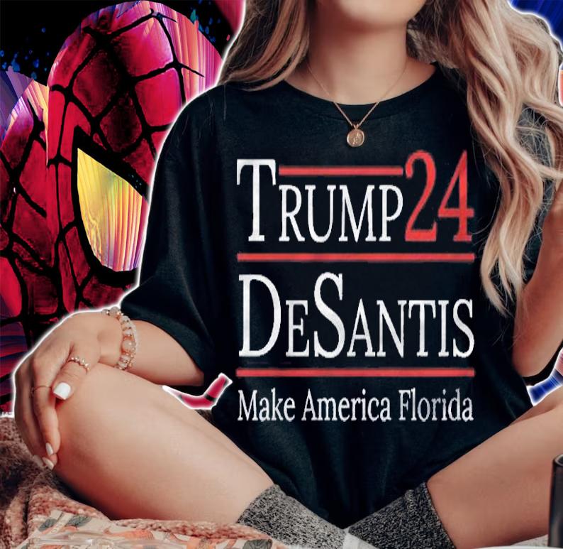 Make America Florida Trump Desantis 2024 Election Pullover Shirt woman shirt