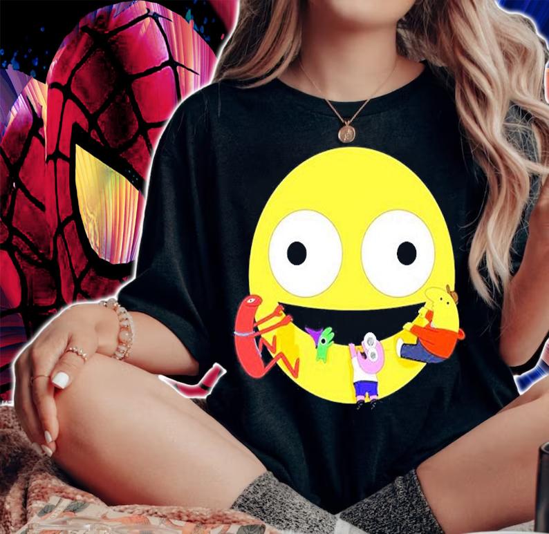 Smiling Friends Crew T-Shirt woman shirt