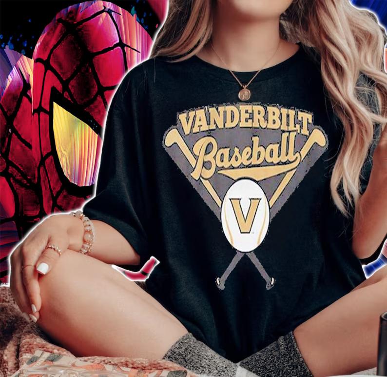 Vanderbilt Baseball Logo T-Shirt woman shirt