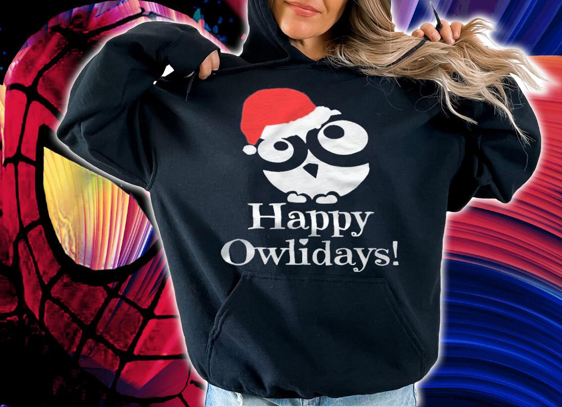 Happy Owlidays Christmas T-shirt