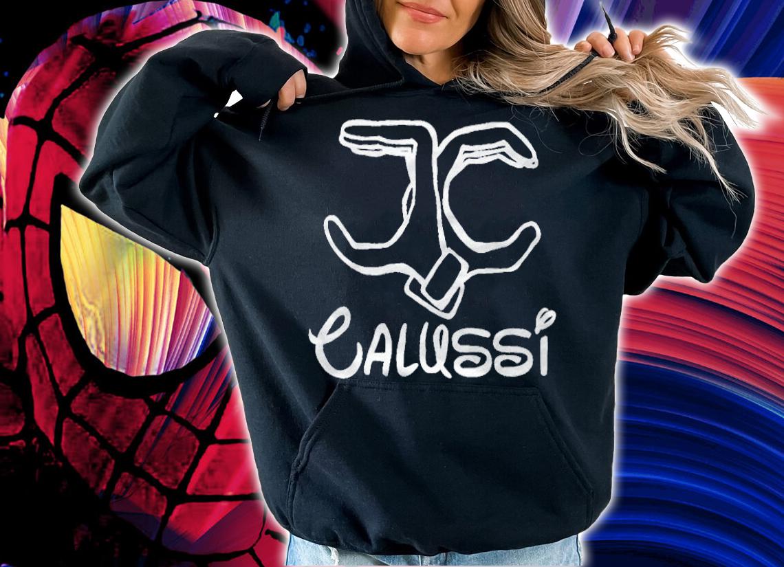 Jodie Calussi logo hand T-shirt hoodie