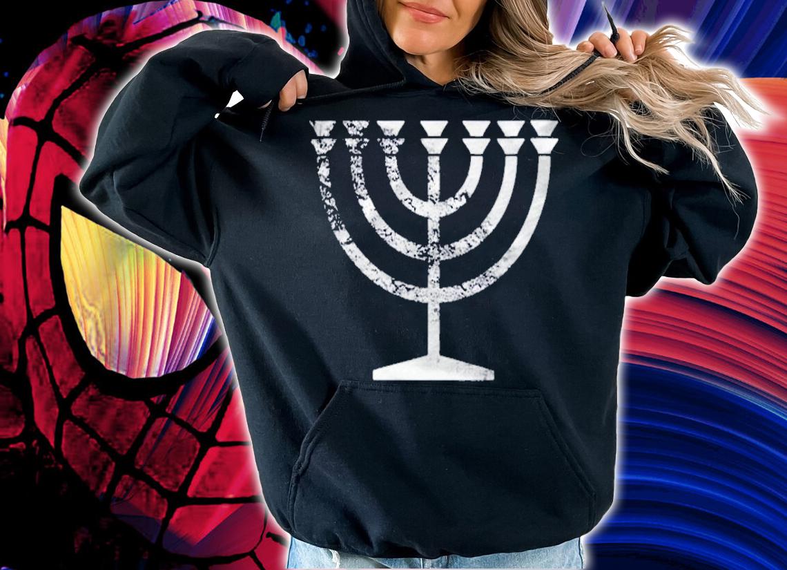 Menorah Ancient Hebrew Lampstand Judaism Symbol Shirt