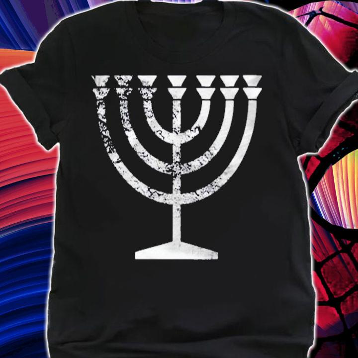 Menorah Ancient Hebrew Lampstand Judaism Symbol Shirt