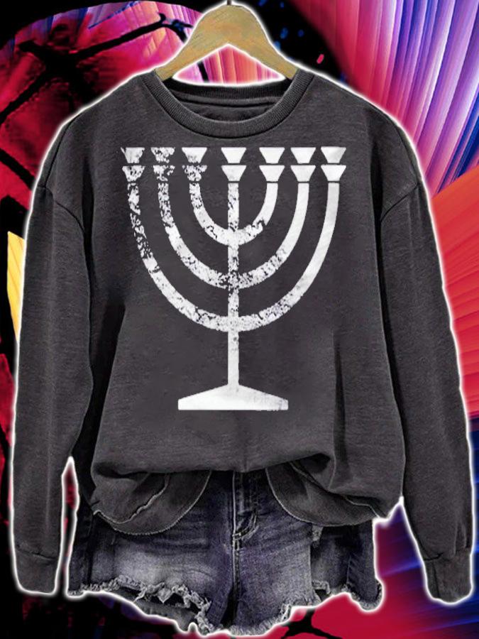 Menorah Ancient Hebrew Lampstand Judaism Symbol Shirt