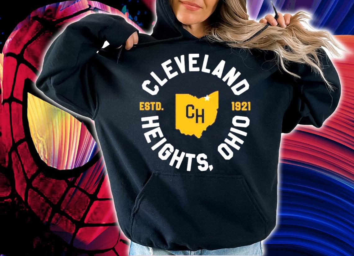 Official Cleveland Cleveland Heights Ohio Estd 1921 Shirt hoodie