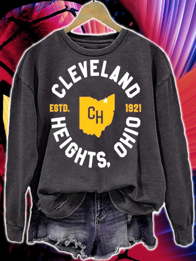 Official Cleveland Cleveland Heights Ohio Estd 1921 Shirt sweatshirt