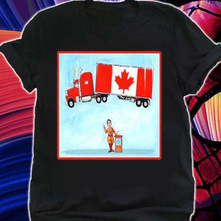 Trudeau Speech About Freedom Convoy T-Shirt shirt