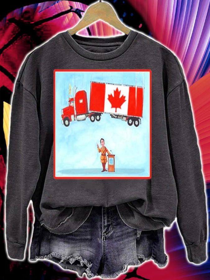 Trudeau Speech About Freedom Convoy T-Shirt sweatshirt