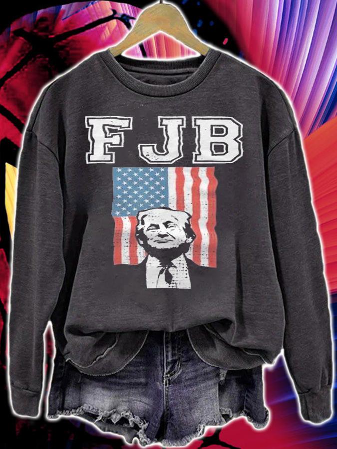 FJB Pro Trump USA Flag T-Shirt