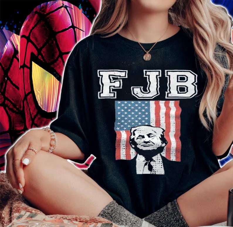 FJB Pro Trump USA Flag T-Shirt