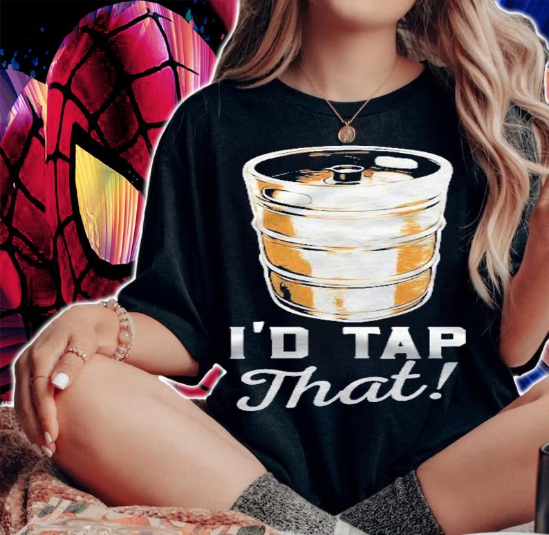 Id Tap That Beer Brewery Funny Gift Craft Barrel Foam Brew T-shirt
