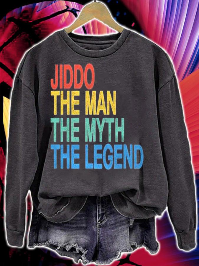 Jiddo The Man The Myth The Legend Arabic Fathers Day Shirt