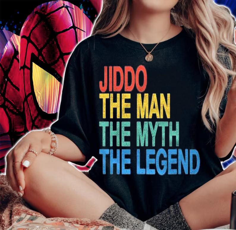Jiddo The Man The Myth The Legend Arabic Fathers Day Shirt