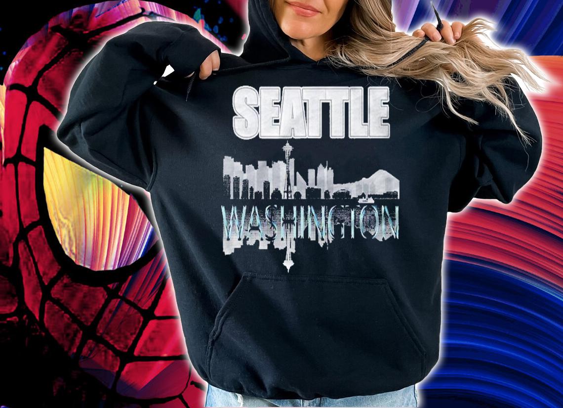 Seattle Washington Skyline Usa Urban City Shirt hoodie