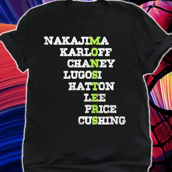 Classic Movie Monster Actors Classic Shirt shirt