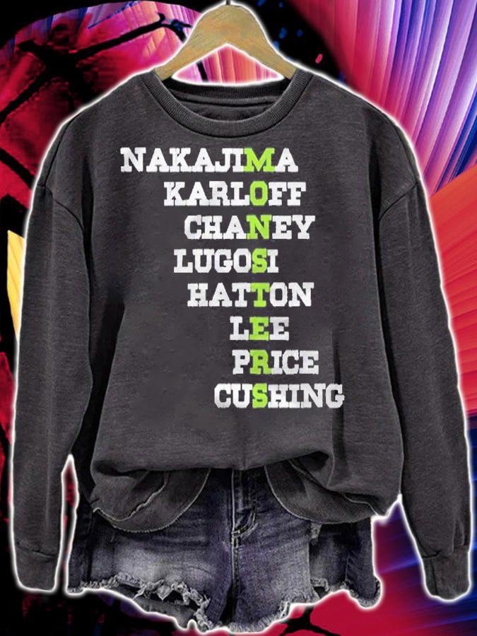 Classic Movie Monster Actors Classic Shirt sweatshirt