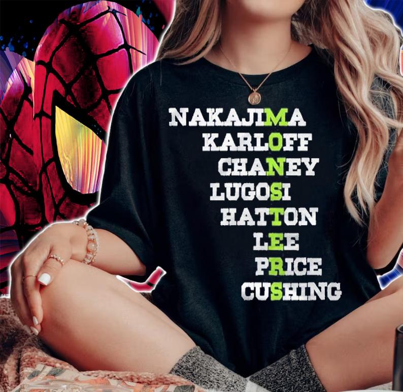Classic Movie Monster Actors Classic Shirt woman shirt