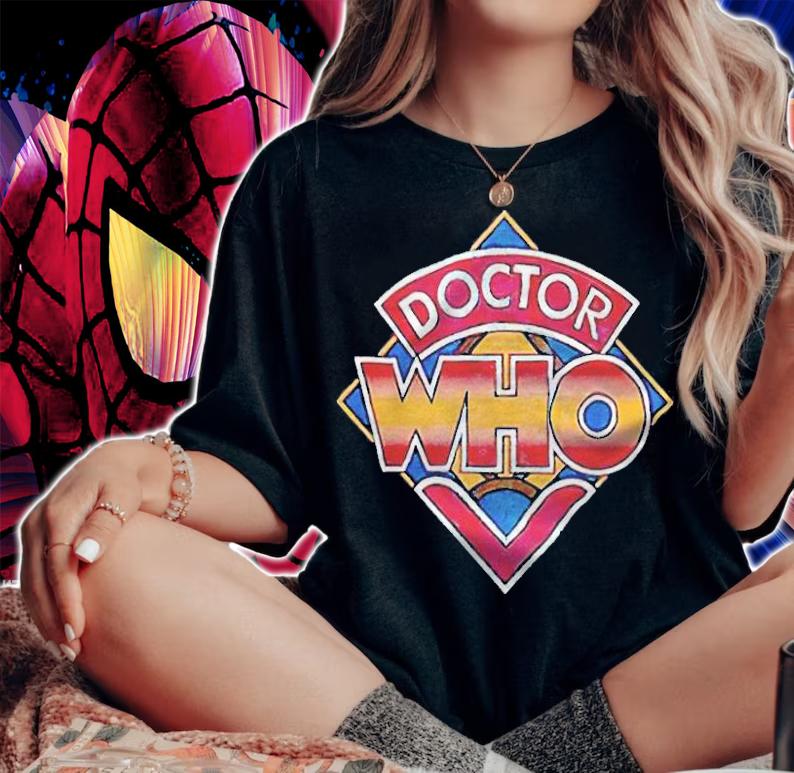 Doctor Who logo T-shirt woman shirt