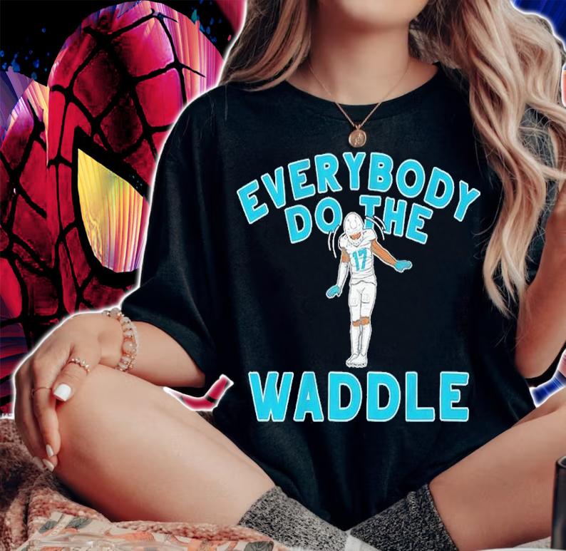 Jaylen Waddle Everybody Do The Waddle Shirt