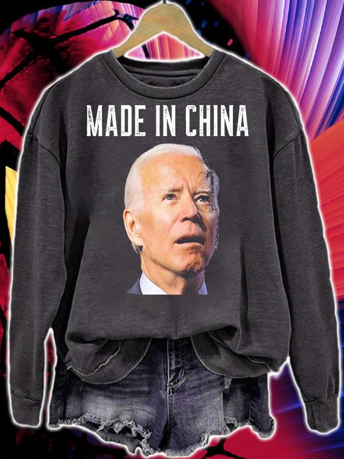Joe Biden Made In China, Joe Biden Is An Idiot T-Shirt