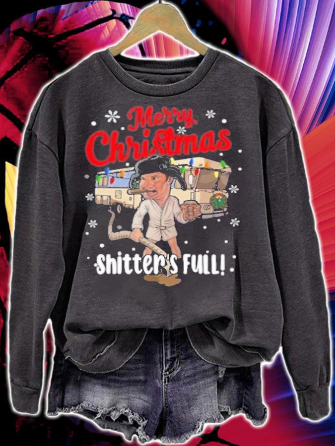 National Lampoons Christmas, Shitters Full T-Shirt sweatshirt