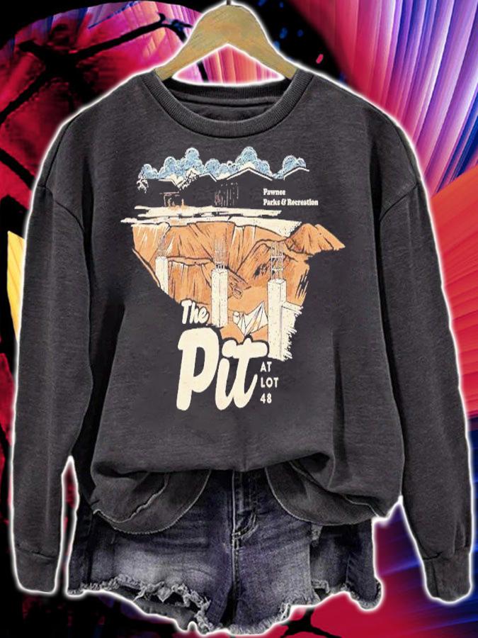 Pawnee Parks And Recreation The Pit At Lot 48 Shirt sweatshirt