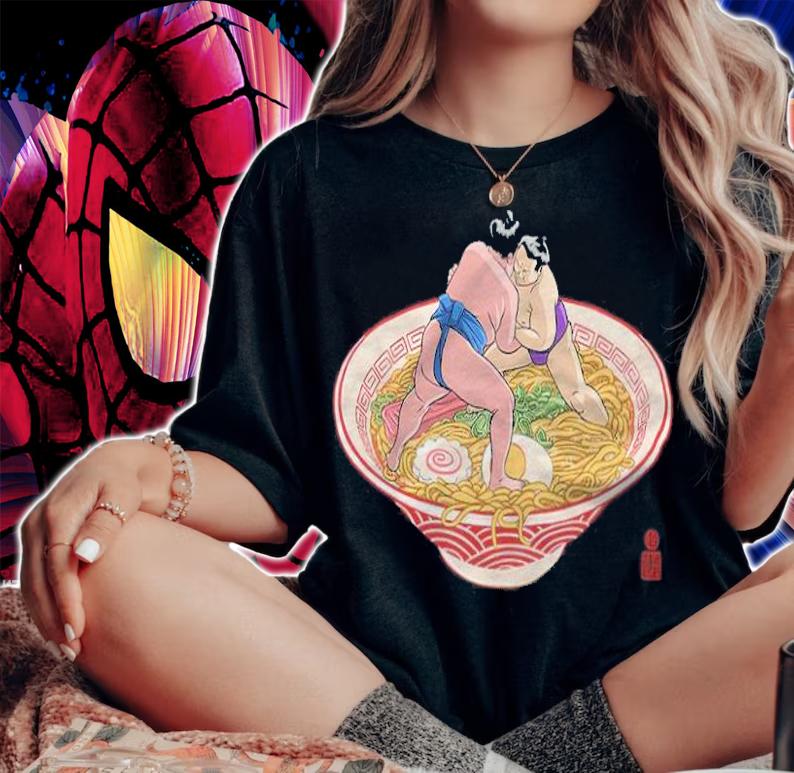 Sumo Fight For Ramen Shirt woman shirt