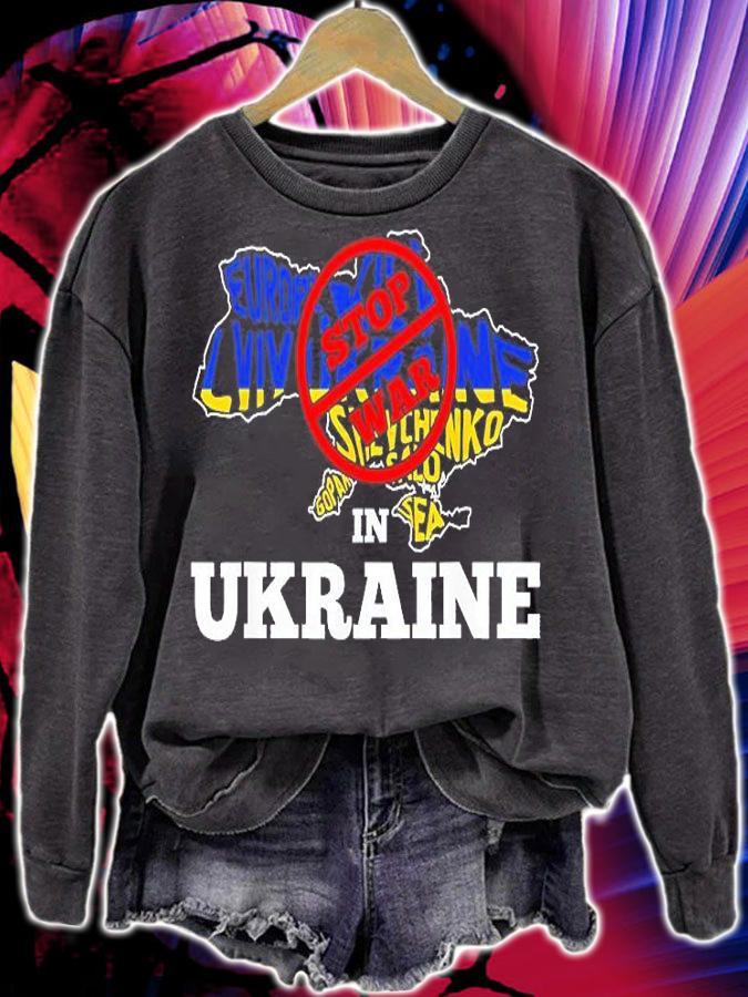 Tank Flag Support I Stand With Ukraine Russian Ukrainian Support Ukraine T-Shirt