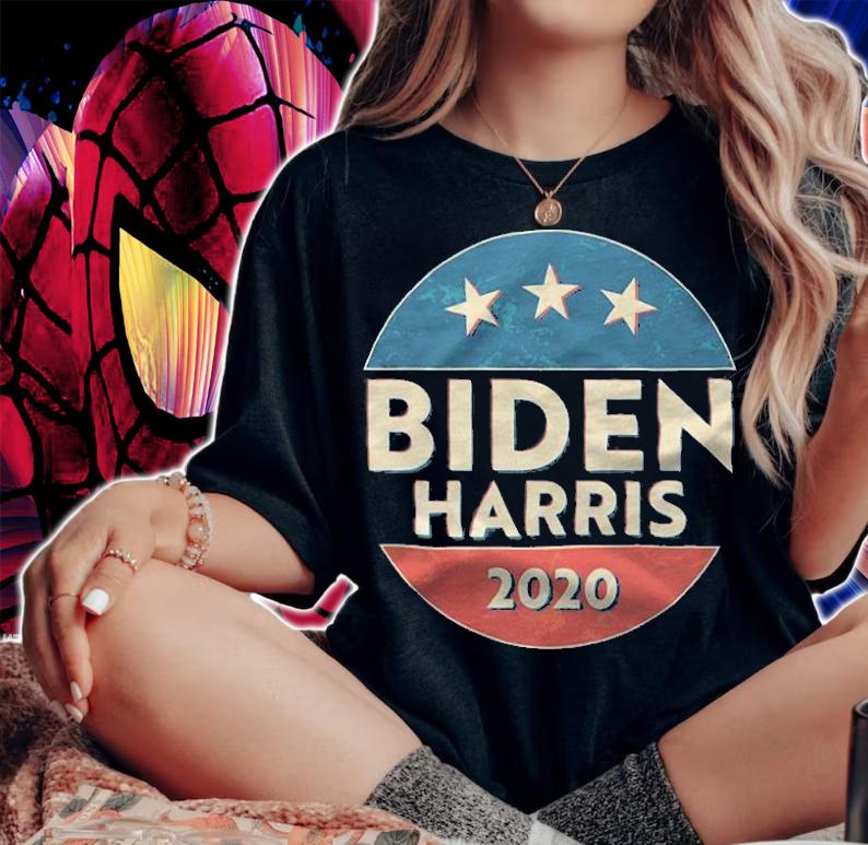 Vintage Biden Harris 2020 Emblem T-Shirt woman shirt