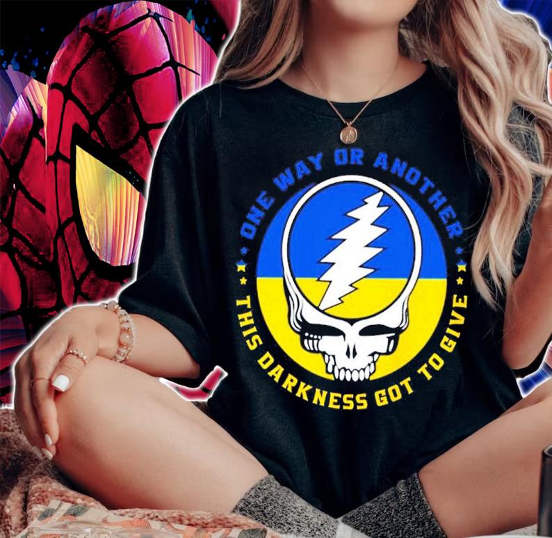 Grateful Dead Ukraine One Way Or Another This Darkness Got To Give Shirt woman shirt