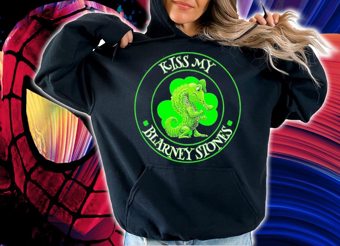 Kiss My Blarney Stones Irish St Patricks Day T-Shirt