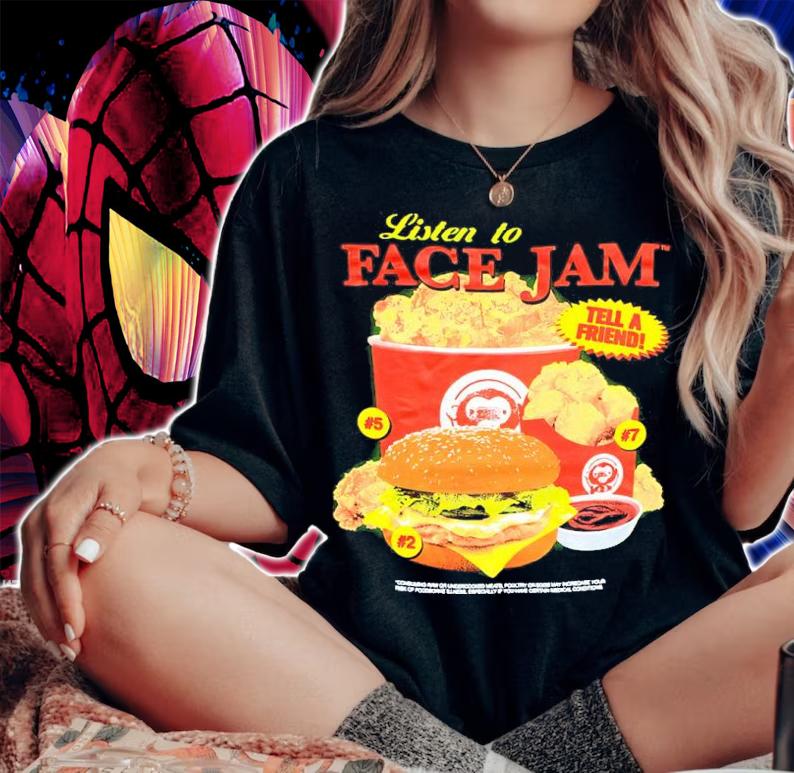 Listen To Face Jam Chicken Shirt woman shirt