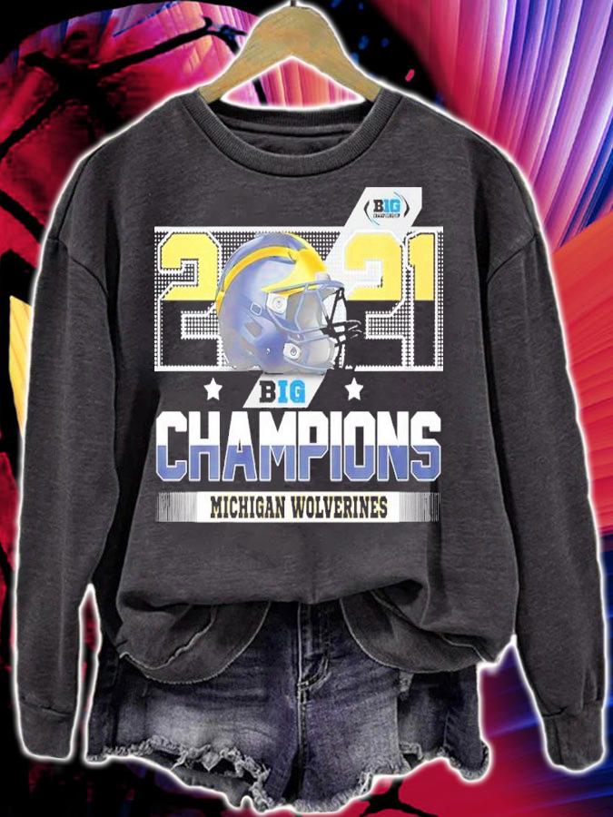 Michigan Wolverines 2021 Big Champions shirt sweatshirt