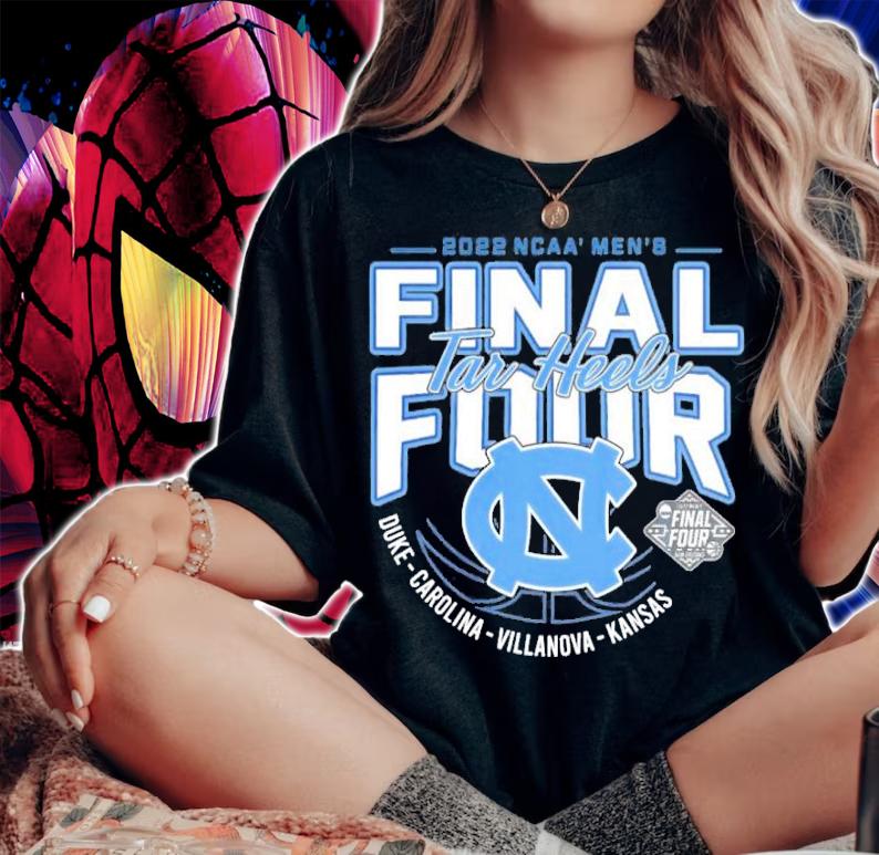 North Carolina Tar Heels UNC Final Four 2022 NCAA Men's Basketball Shirt woman shirt