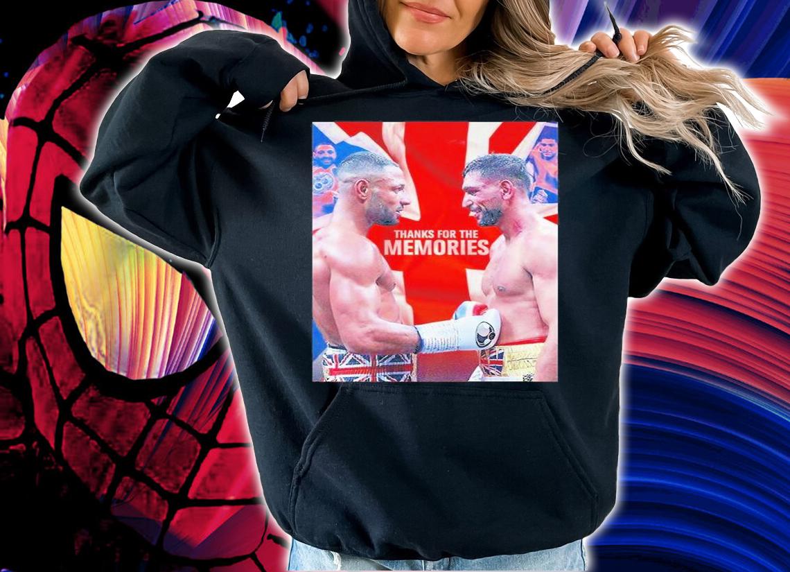 Thank You Kell Brook And Amir Khan Retirement Poster T-Shirt hoodie