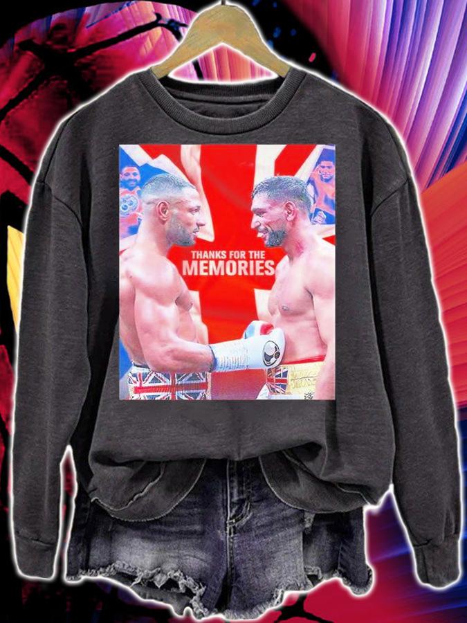 Thank You Kell Brook And Amir Khan Retirement Poster T-Shirt sweatshirt