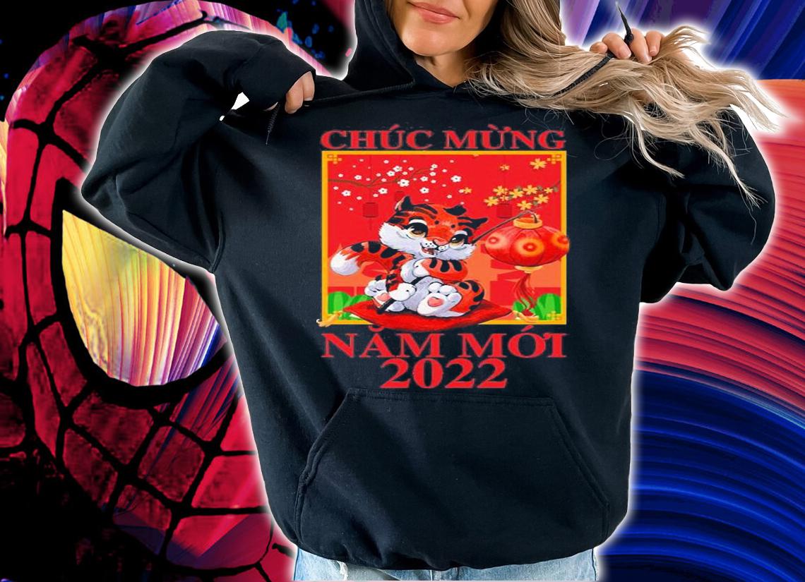Vietnamese Lunar New Year Tet Viet Tiger Nam Moi T-Shirt hoodie