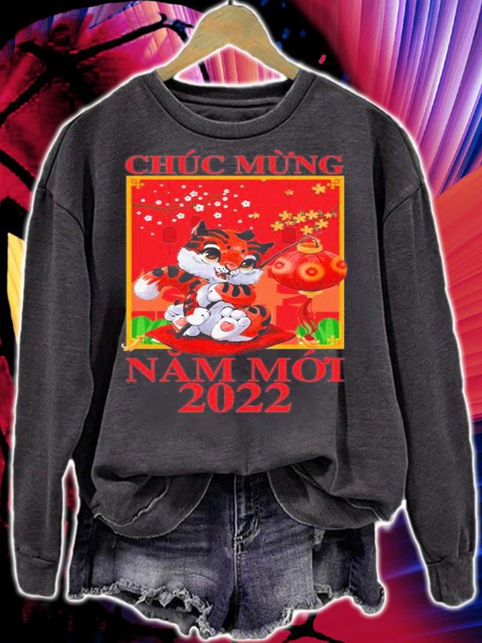Vietnamese Lunar New Year Tet Viet Tiger Nam Moi T-Shirt sweatshirt