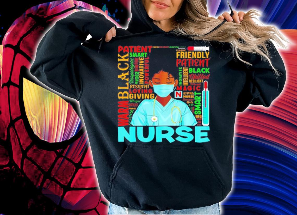 Woman Black Nurse 2022 Costume Black History Month Gifts T-Shirt hoodie