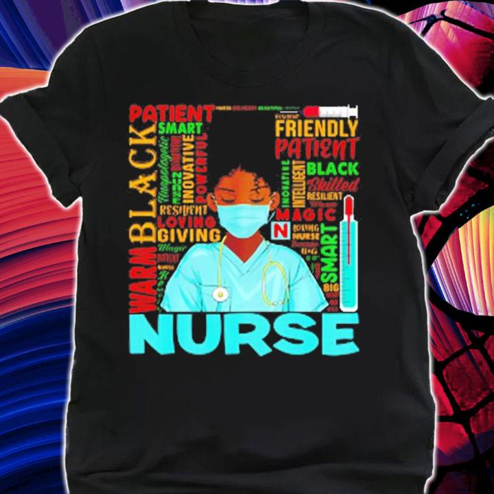 Woman Black Nurse 2022 Costume Black History Month Gifts T-Shirt shirt